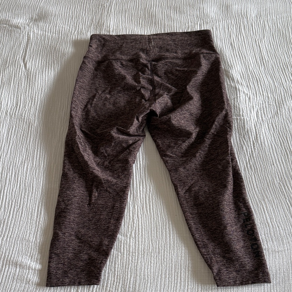 peloton burgundy marbled leggings / M / EUC - Picture 3 of 7